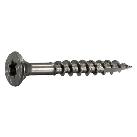 Saberdrive Deck Screw, #9 x 1-1/2 in, 18-8 Stainless Steel, Flat Head, Torx Drive, 167 PK 52616